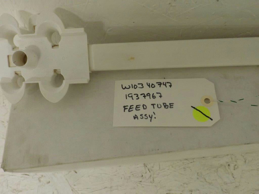 KENMORE WHIRLPOOL DISHWASHER W10340747 1937967 FEED TUBE USED KENMORE WHIRLPOOL DISHWASHER W10340747 1937967 FEED TUBE USED